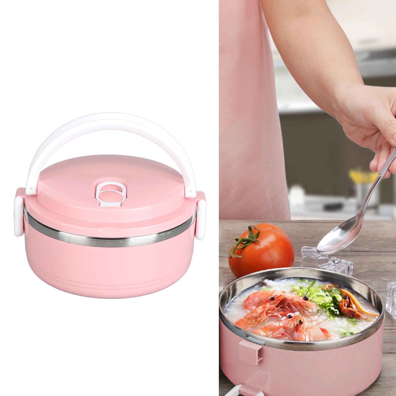 2874 Multi Layer Stainless Steel Hot Lunch Box (1 Layer) 2874 Multi Layer Stainless Steel Hot Lunch Box (1 Layer)